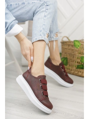 Ch253 Cbt Mirror Non Kadın Ayakkabı Bordo Kadın Spor Ayakkabı