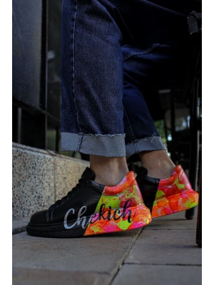 Ch254 Cst Pittura Erkek Ayakkabı 481 Siyah / Sari Chekich Erkek Spor Ayakkabı