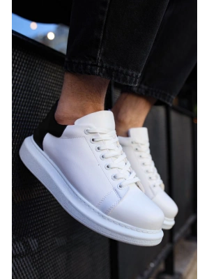 CH256 - CBT Estrella Erkek Ayakkabı BEYAZ/SIYAH