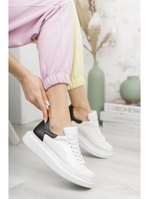 Ch256 Cbt Estrella Kadın Ayakkabı Beyaz/siyah Kadın Spor Ayakkabı