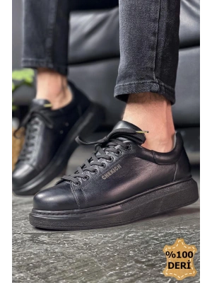 CH257 - DST Estrella Deri Erkek Ayakkabı SIYAH