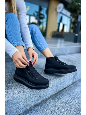 Ch258 Cst Roma Kadın Siyah Kadın Bot