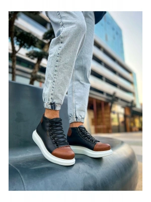 CH258 - GBT Roma Colourful Erkek Bot SIYAH/TABA