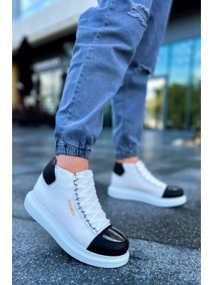 Ch267 Gbt Roma Mirror Erkek Beyaz/siyah Erkek Bot