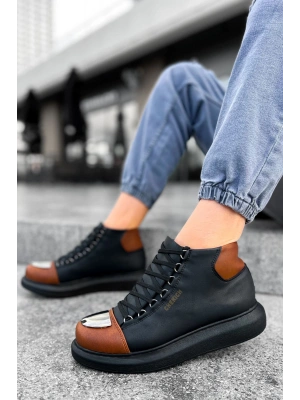 Ch267 Gst Roma Mirror Erkek Siyah/taba Erkek Bot