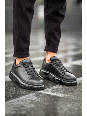 Ch295 Cst Sollıevo Erkek Ayakkabı Siyah Erkek Sneaker Ayakkabı