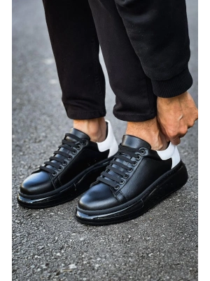 Ch295 Cst Sollıevo Erkek Ayakkabı Siyah/beyaz Erkek Sneaker Ayakkabı