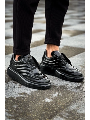 Ch295 Rrt Sollıevo Erkek Ayakkabı Siyah Erkek Sneaker Ayakkabı
