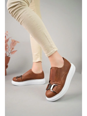 Ch297 Cbt Kadın Ayakkabı Taba Kadın Spor Ayakkabı