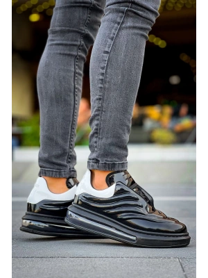 Ch299 Grt Sollıevo Erkek Ayakkabı Siyah/beyaz Erkek Sneaker Ayakkabı