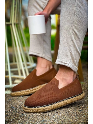 Ch305 Triko Erkek Ayakkabı Kahve Erkek Sneaker Ayakkabı