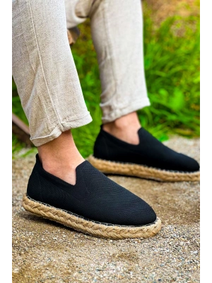 Ch305 Triko Erkek Ayakkabı Siyah Erkek Sneaker Ayakkabı