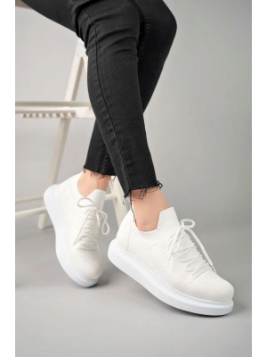 Ch307 Rt Tricot Kadın Ayakkabı Beyaz Kadın Spor Ayakkabı