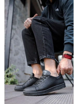 Ch977 Cst Tennis Erkek Ayakkabı Siyah Erkek Günlük Ayakkabı