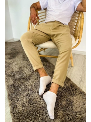 Chekcich Jogger Pantolon BEJ