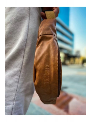 CNT010 Cilt Deri Erkek Çapraz Çanta TABA