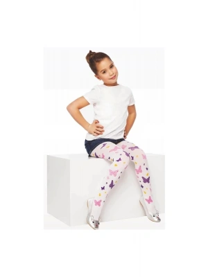 Daymod Çocuk Desenli Micro Külotlu Çorap Kelebek