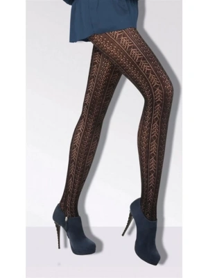 Daymod Kadın Amatista Micro File Desenli Külotlu Çorap