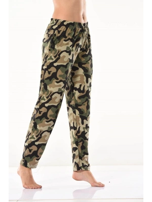 Derya Kurşun Kamuflaj Desenli Eşofman Altı 0573