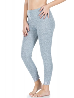 Derya Kurşun Paçası Dantelli Kadın Tayt 422