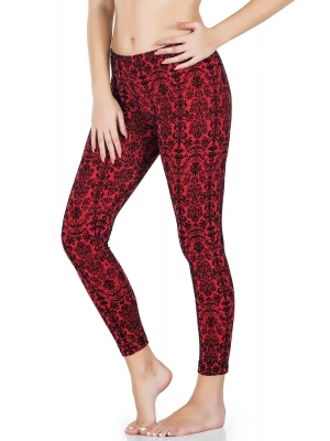 Derya Kurşun Varak Desenli Kadın Tayt 457