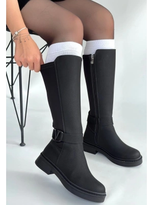 Diona Siyah Nubuk Çizme