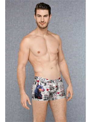 Doreanse Erkek Modal Baskılı Boxer 1808