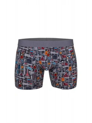 Doreanse Erkek Modal Baskılı Boxer 1816