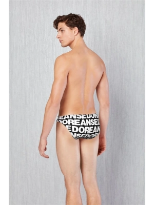 Doreanse Yazılı Baskılı Erkek Slip 1236