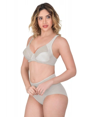 EKRU MI Emay 183 C Yan Destekli Toparlayıcı Balenli Sütyen