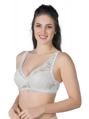 EKRU MI Emay 188 C Pedli Dantelli Telli Toparlayıcı Sütyen