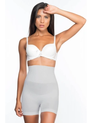 EKRU MI Emay 2075 Yüksek Bel Desenli Double Kısa Paça Korse