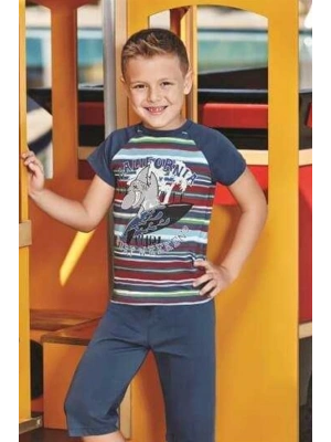 Erkek Çocuk Kapri Takımı %100 Pamuklu 5333