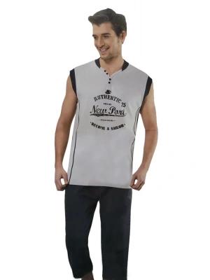 Erkek Kaprili Pijama Takımı  20009