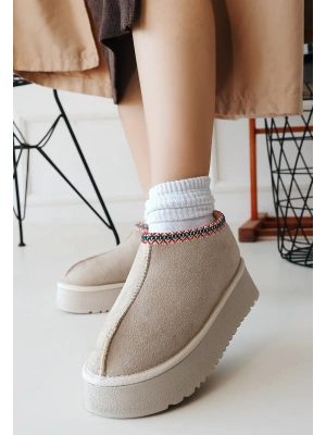 Foyk Bej Süet Kadın Bot