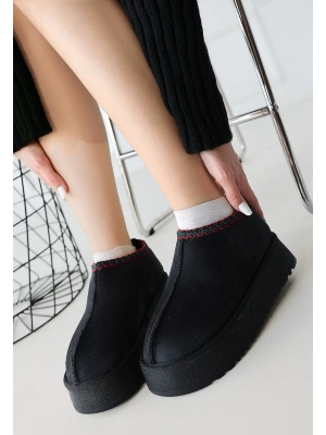 Foyk Siyah Süet Kadın Bot