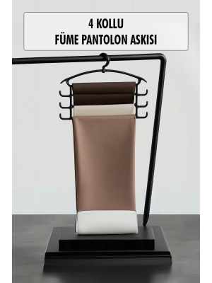 Füme Pantolon Askısı & Dolap Düzenleyici Askı