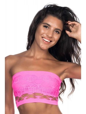 FUŞYA MI Emay 4050 Double Örgü Toparlayıcı Straplez Büstiyer