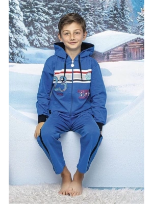 Hmd Erkek Çocuk Kapşonlu Fermuarlı Eşofman Takımı 5032