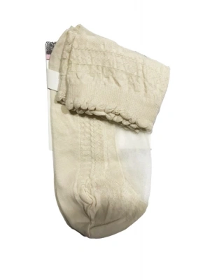 İtaliana Kadın Kilim Desen Soket Beyaz