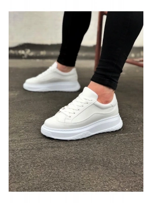 JY507 Alone Bağcıklı Cilt Erkek Günlük Sneaker Ayakkabı CBT Beyaz