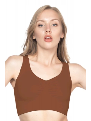 KAHVE MI Emay 4001 Soft Sporcu Büstiyer