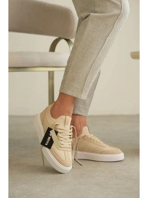 KB-010 Kuback Bej Cilt Günlük Erkek Ayakkabı