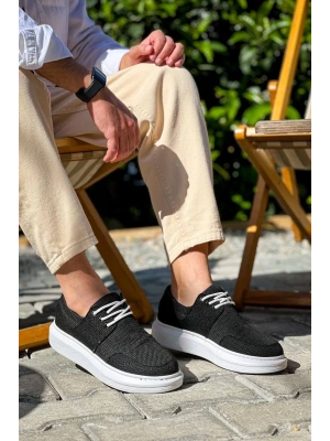 Kb-042 Kuback Bağcıklı Siyah Günlük Erkek Ayakkabı Erkek Günlük Ayakkabı