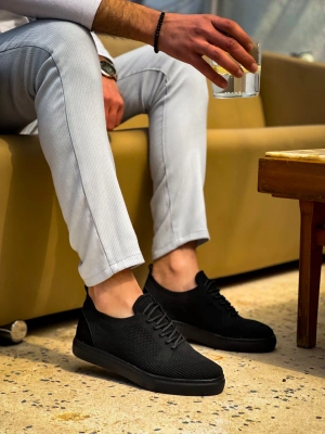 KB-101 Kuback Kömür Triko Bağcıklı Günlük Erkek Ayakkabı