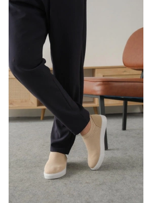 KB-106 Kuback Bej Triko Günlük Erkek Ayakkabı