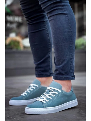 Kb-122 Kuback Bebe Mavi Süet Yüksek Taban Bağcıklı Günlük Erkek Ayakkabı Erkek Günlük Ayakkabı