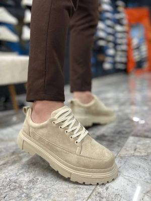 KB-702 Kuback Bej Süet Günlük Erkek Ayakkabı