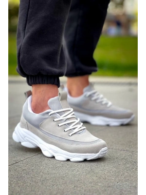 Kb-707 Kuback Taş Süet Yüksek Taban Bağcıklı Günlük Erkek Ayakkabı Erkek Günlük Ayakkabı