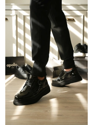 KB-X16 Kuback Kömür Rugan Günlük Erkek Ayakkabı